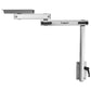 Lagun Tischgestell mit doppeltem Arm – flexibel positionierbar, 360°-Drehung