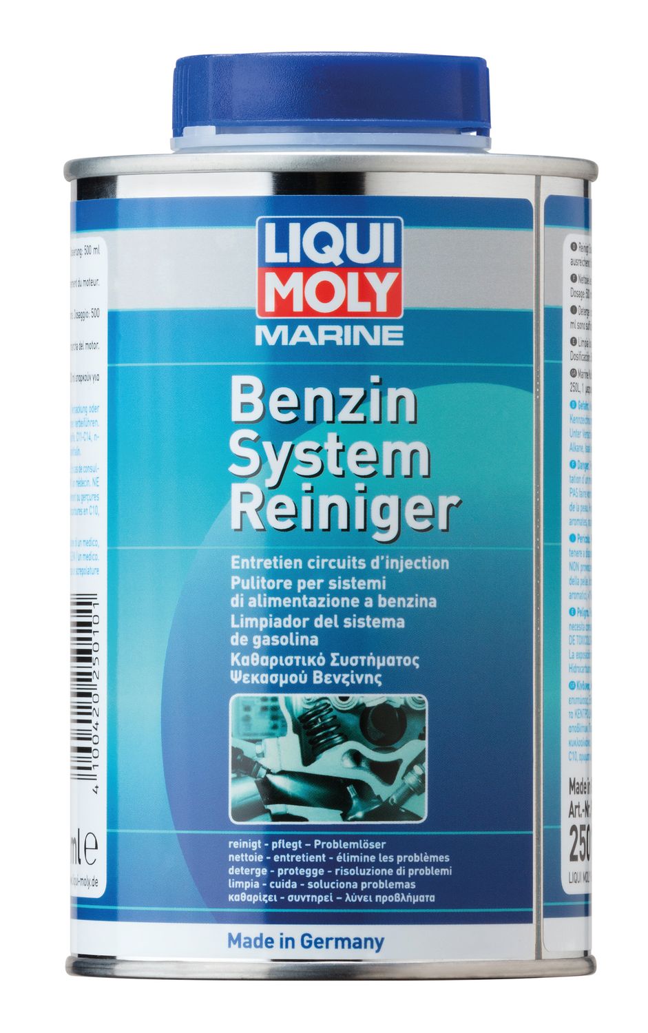 LIQUI MOLY Marine Benzin-System-Reiniger – Additiv für 2- und 4-Takt-Motoren