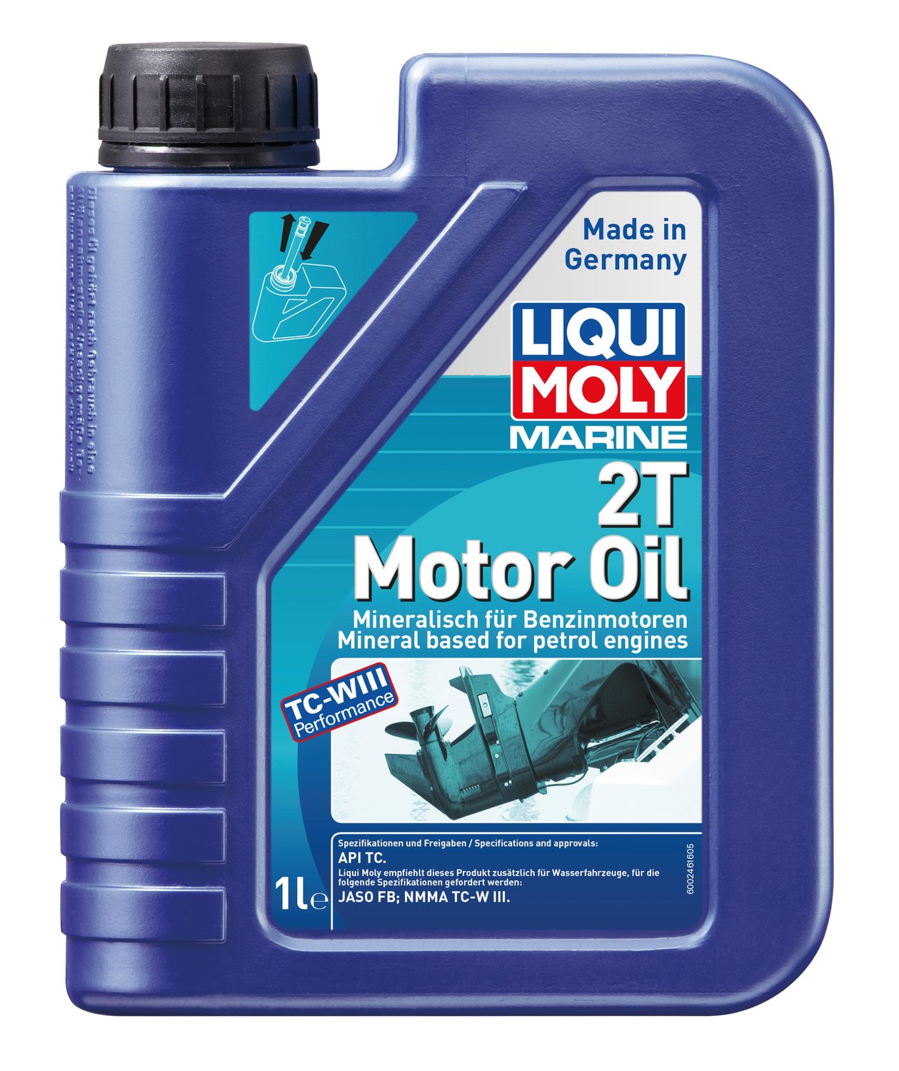 LIQUI MOLY Marine 2T Motor Oil – 2-Takt-Motoröl für Bootsmotoren