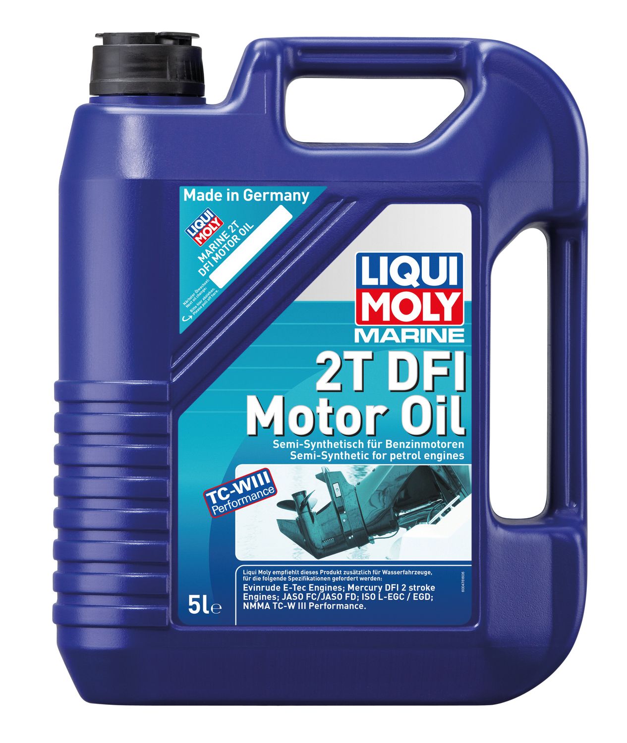 Liqui Moly Marine 2T DFI Motor Oil – teilsynthetisches 2-Takt-Motorenöl für Direkteinspritzer