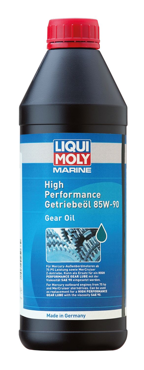 LIQUI MOLY Marine High Performance Getriebeöl 85W-90 – Hochleistungsschutz für Boots-Getriebe