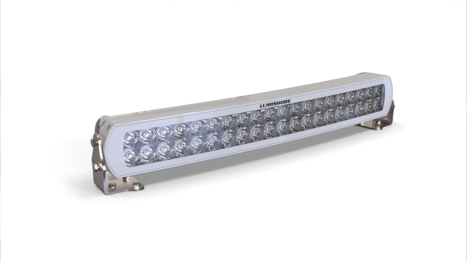 Lumishore LED-Lightbar gebogen – kraftvolles Weißlicht für Deck & Aufbau