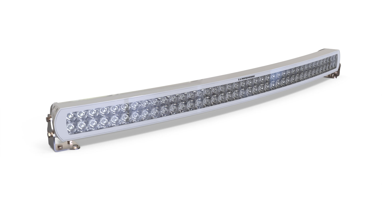 Lumishore LED-Lightbar gebogen – kraftvolles Weißlicht für Deck & Aufbau