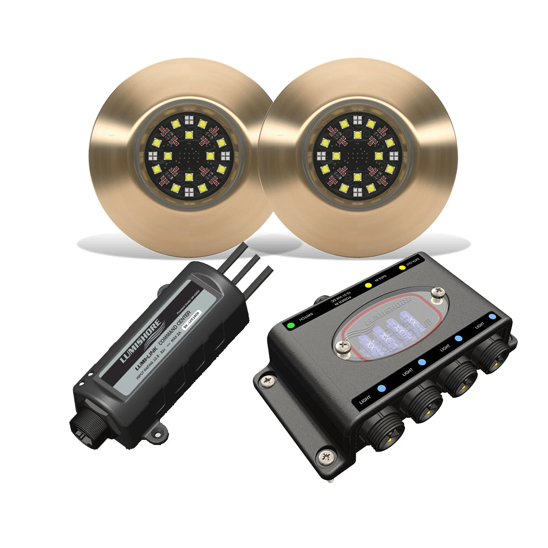Lumishore EOS SMX154 RGBW LED-Unterwasserlicht-Set – Full-Color-Effektbeleuchtung