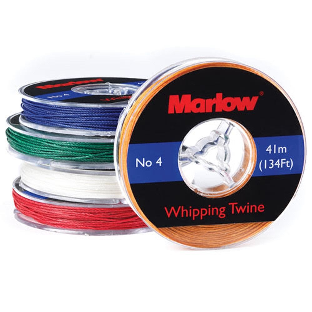 Marlow Takelgarn No. 4 – gewachstes Polyester-Takelgarn 0