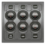 Schaltpaneel 6 fach BEP Serie 1000