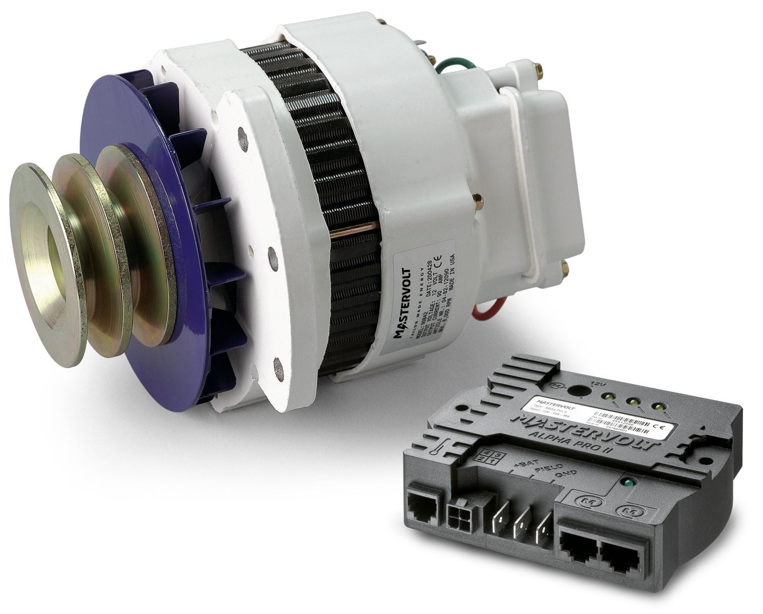 Mastervolt Alpha Lichtmaschine mit Laderegler Alpha Pro III – Hochleistungs-Bordlader