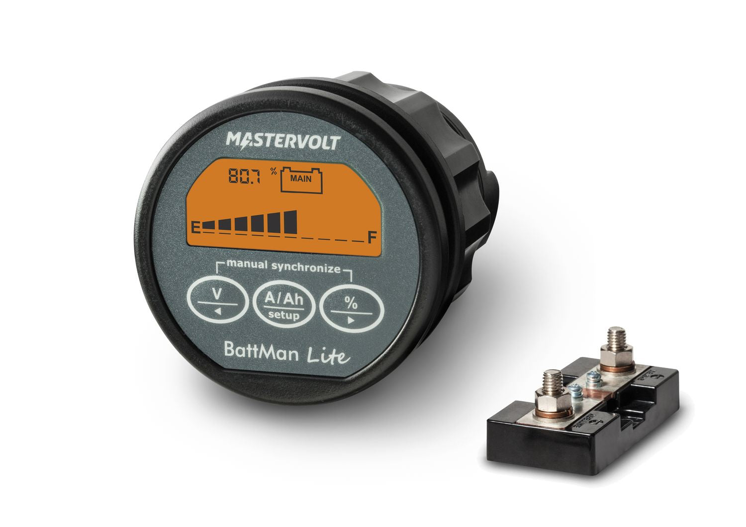 Mastervolt BattMan Lite Batteriemonitor – mit Shunt