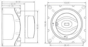 BEP 721 Batteriewahlschalter für 2 Batterien 350A