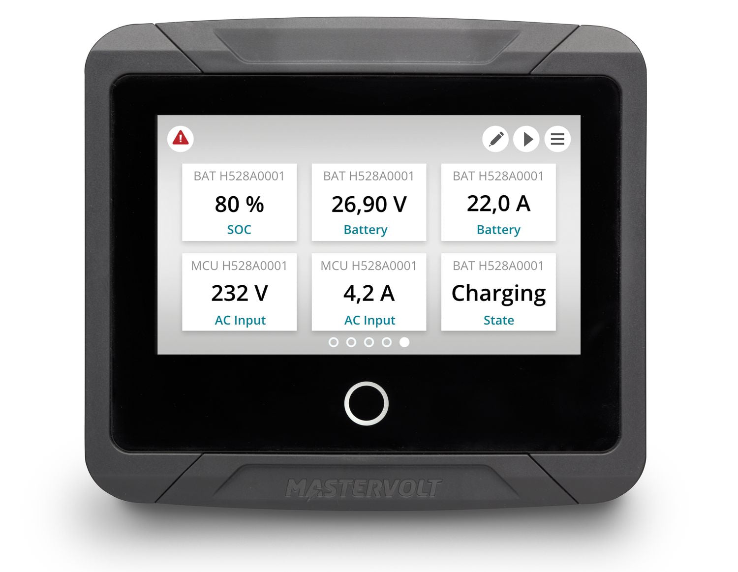 Mastervolt EasyView 5 - Touch Screen Überwachungs- und Kontrollpanel f. MasterBus-Netz