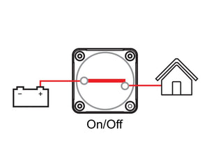 BEP Pro Installer Batterieschalter 770 – Ein/Aus für 12 V & 24 V Bord­netze