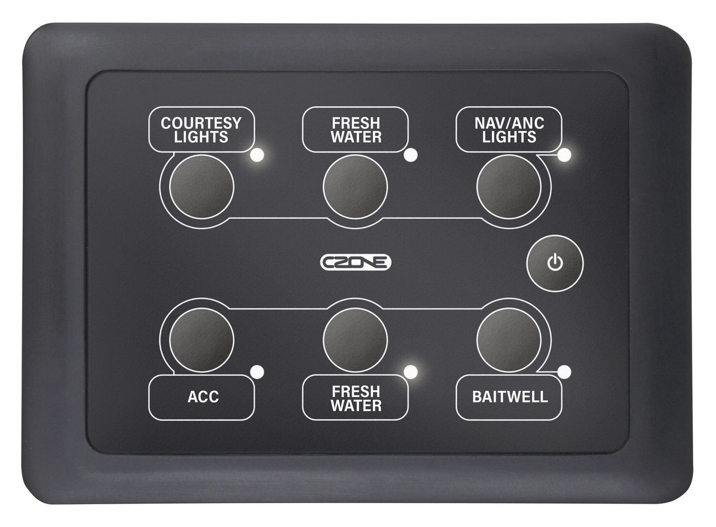 Czone Keypad Fernbedienung 2×3 – wasserdichte Schaltwippe für digitale Bordnetze