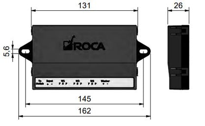 Roca Dynamic Kontrolleinheit – Scheibenwischer-Steuerung für 1–3 Wischermotoren
