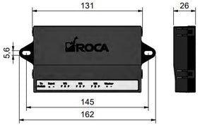 Roca Kontrolleinheit für 3 Roca Scheibenwischermotoren W10-12 12-24V