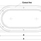 Air inlet Oval Area=250cm/2