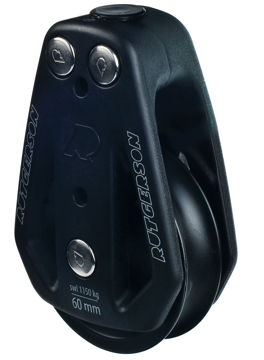 Rutgerson Block einscheibig Gurtbefestigung