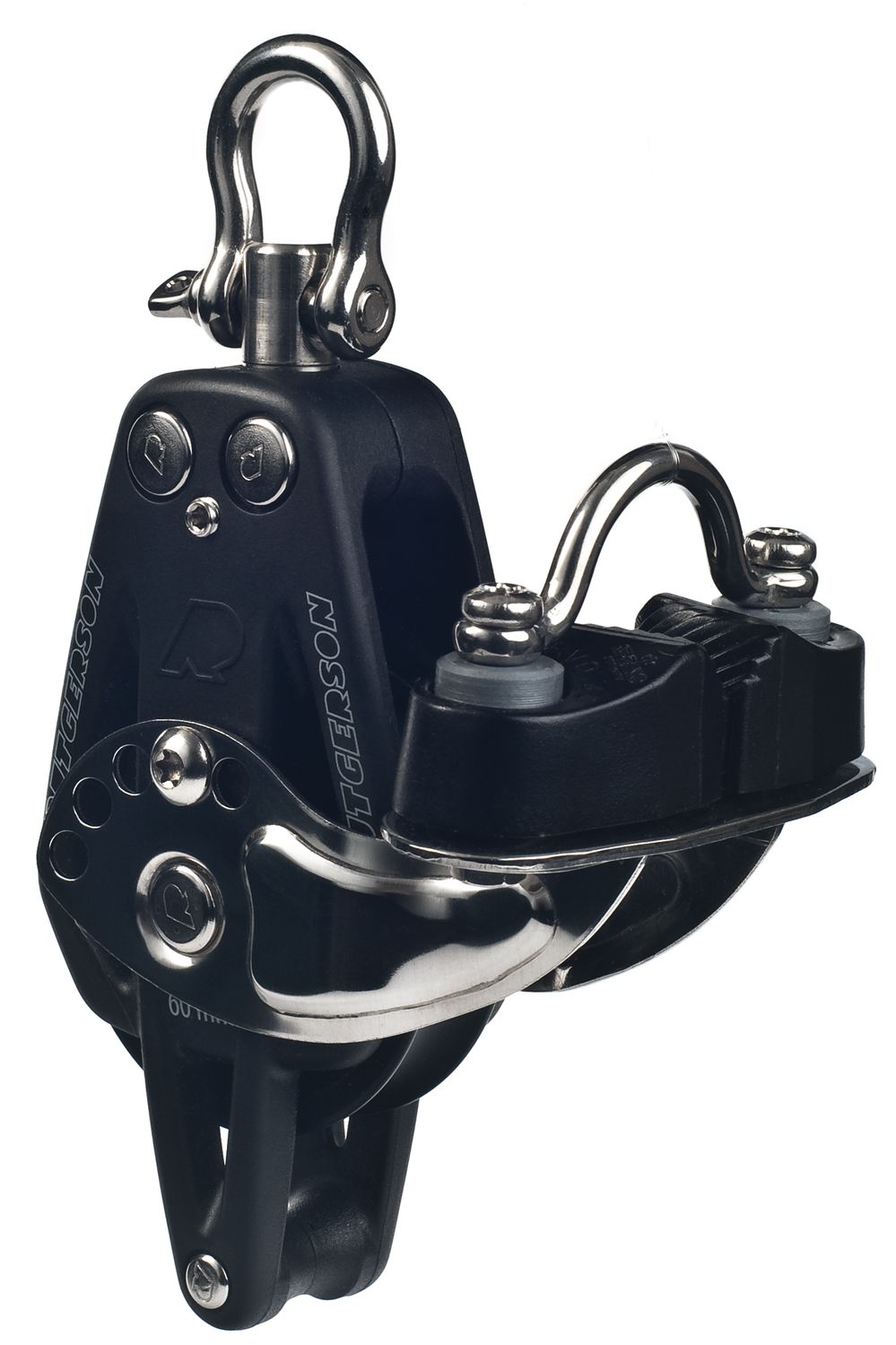 Rutgerson Block einscheibig mit Klemme & Unterbügel