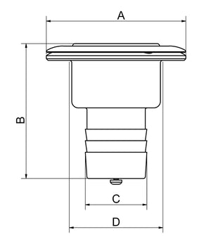 Abwasser-Absaugstutzen Rutgerson