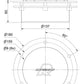 Rutgerson Flush Air Vent Fan