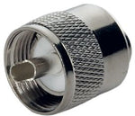 Scout PL-259 Stecker für RG-58 Koaxialkabel – vernickelter Schraubstecker