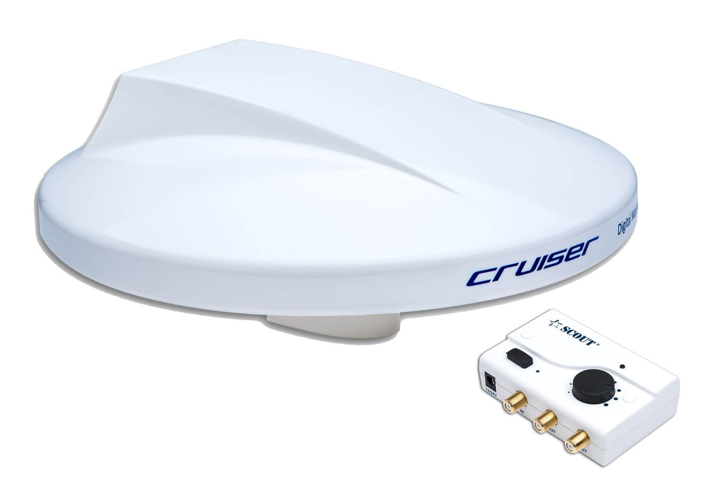 Scout Cruiser Omnidirektionale TV-Antenne – 360°-Empfang für TV