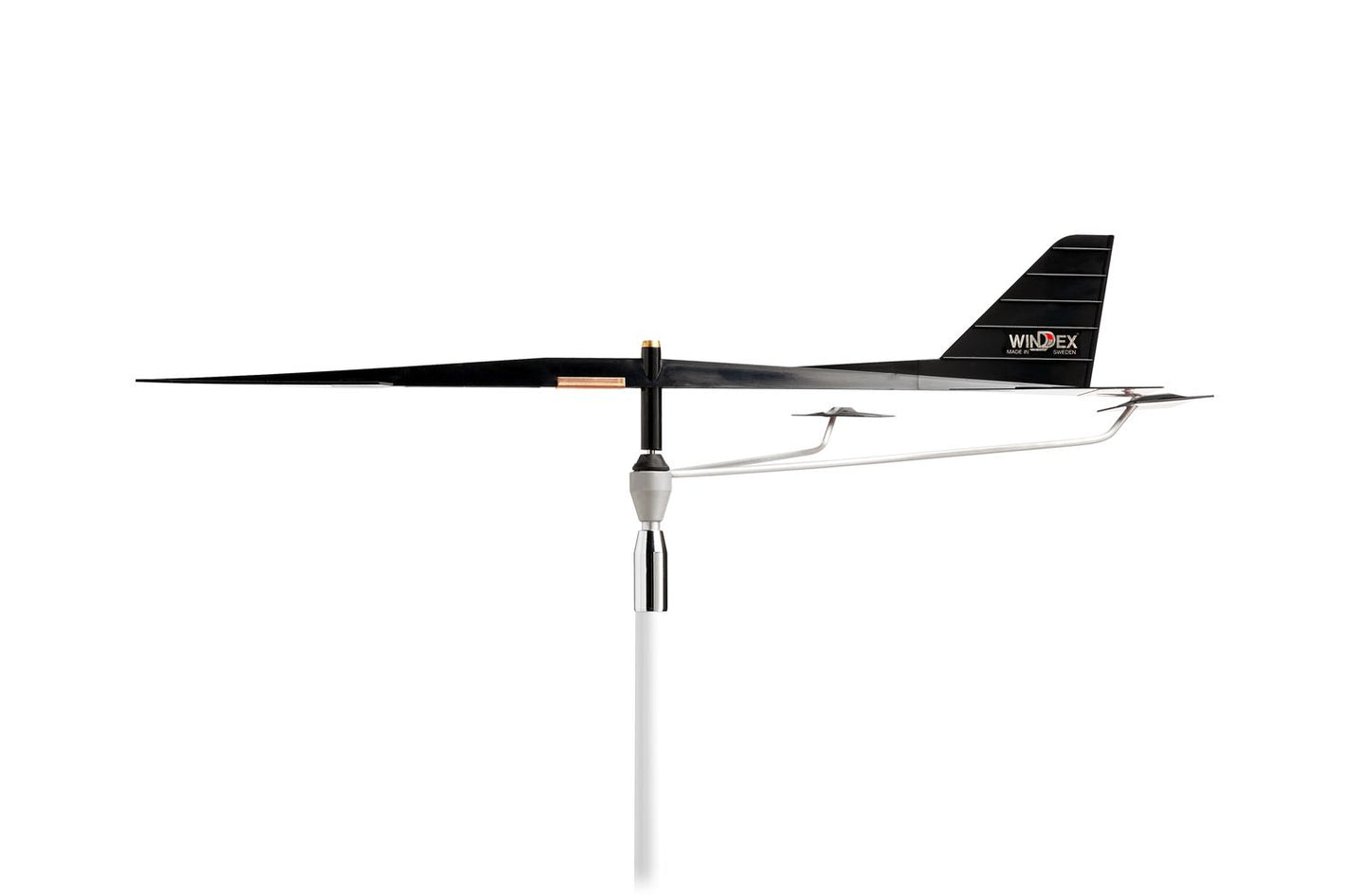 Scout UKW-Seefunkantenne mit Windex 15 Windrichtungsanzeiger – 2-in-1 Mastlösung