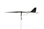Scout UKW-Seefunkantenne mit Windex 15 Windrichtungsanzeiger – 2-in-1 Mastlösung