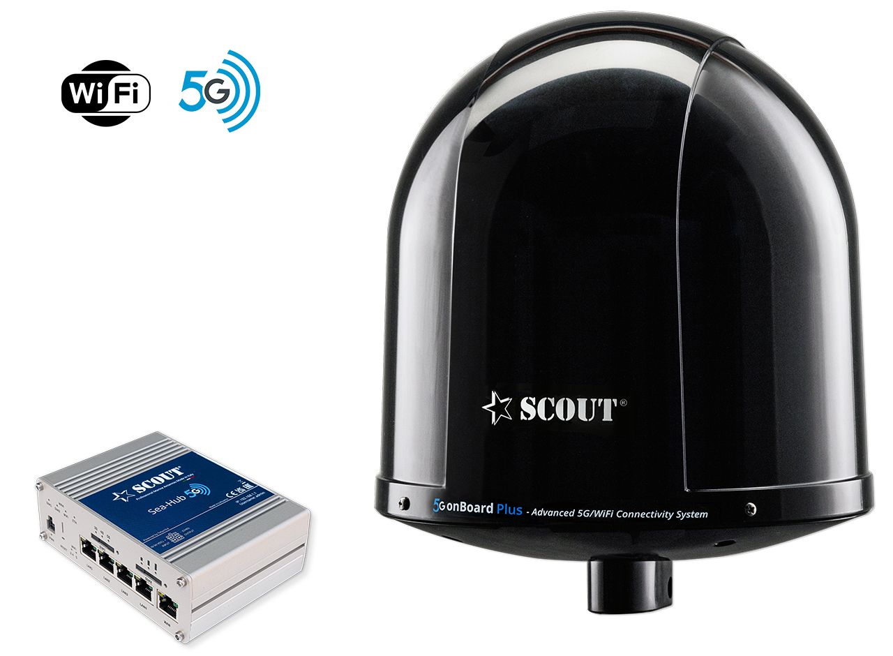 Scout 5G onBoard Plus – All-in-One-WLAN-System für Boote und Yachten
