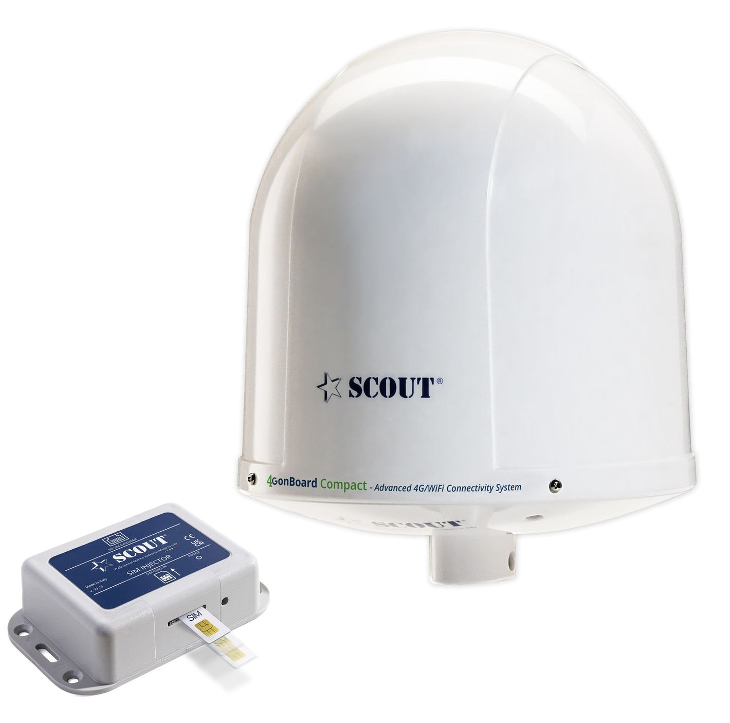 Scout 5G onBoard Compact – All-in-One-Internetsystem mit externem SIM-Kartenleser