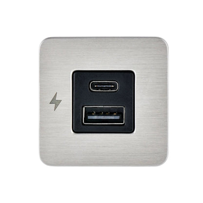 Scanstrut TILE USB-Ladesteckdose – elegante Bordsteckdose mit USB-A und/oder USB-C