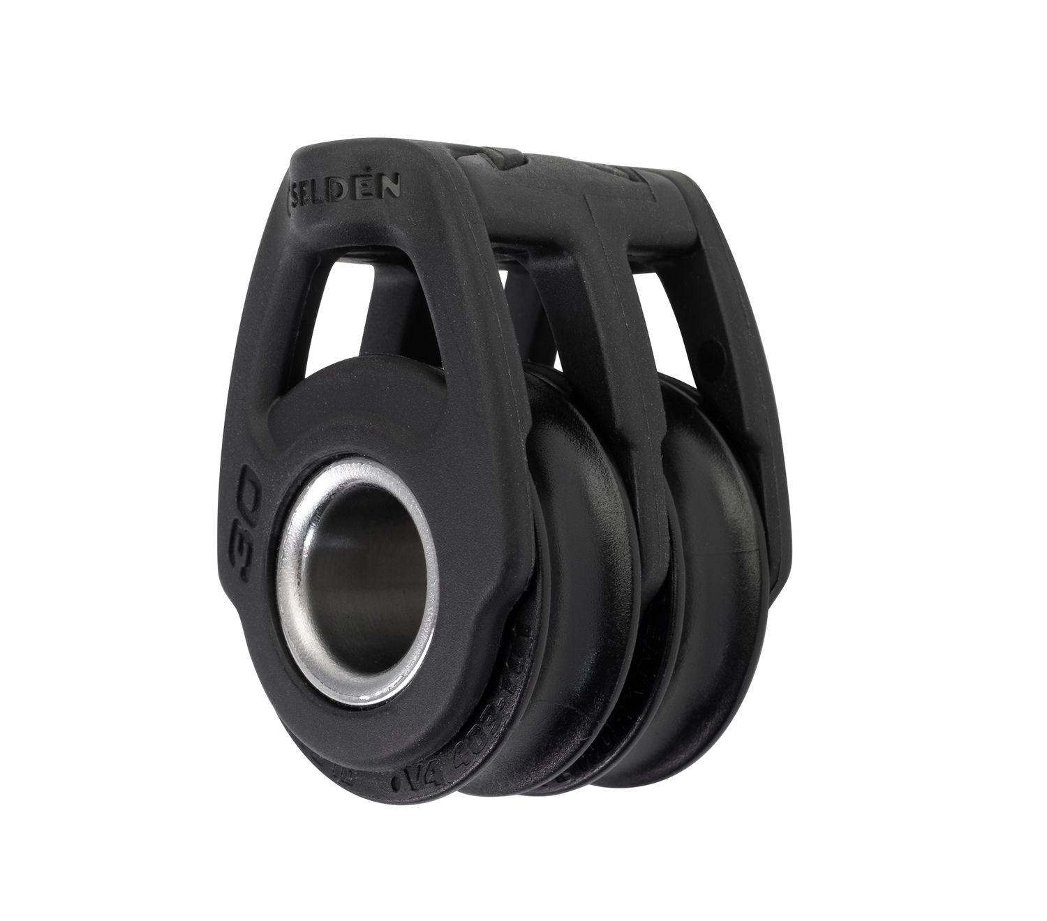 Seldén Soft Attachment Block – zweischeibiger Laufblock zum Einbinden