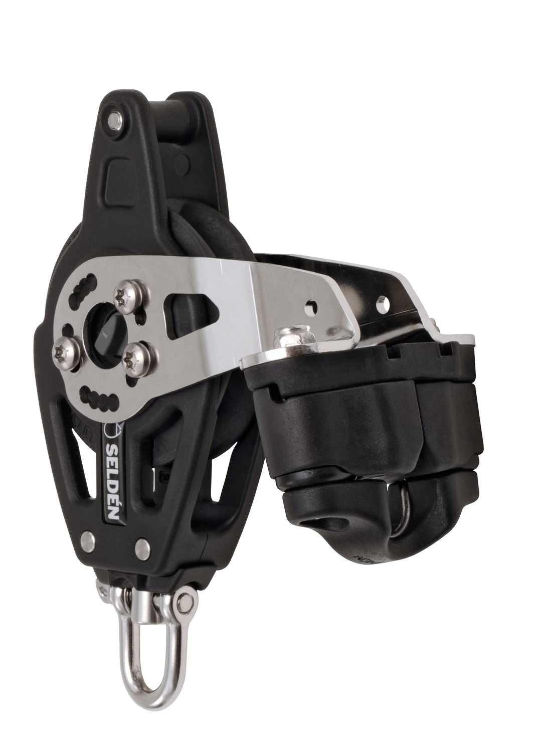 Seldén Einscheibiger Kugellager-Ratchetblock manuell MRB60 mit Wirbelschäkel