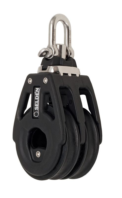 Seldén Zweischeibiger Kugellagerblock BBB60 mit Wirbelschäkel