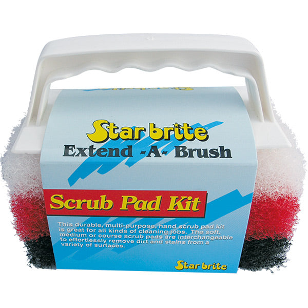 Star Brite Handschrubber Kit – Schrubberpad-Set fein