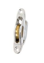 Dinghy-Rollenkasten für hohe Lasten (Bronze-Rolle in Edelstahlgehäuse inkl. Niete)