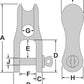 Tylaska 2:1 drop shackle type H
