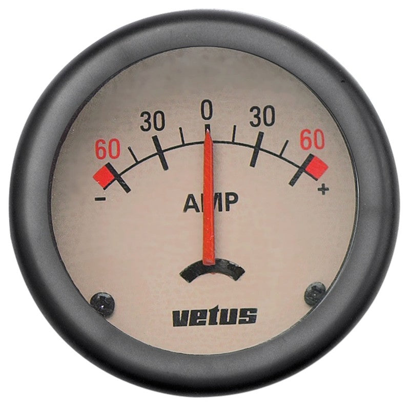 Vetus Amperemeter 12/24V beige